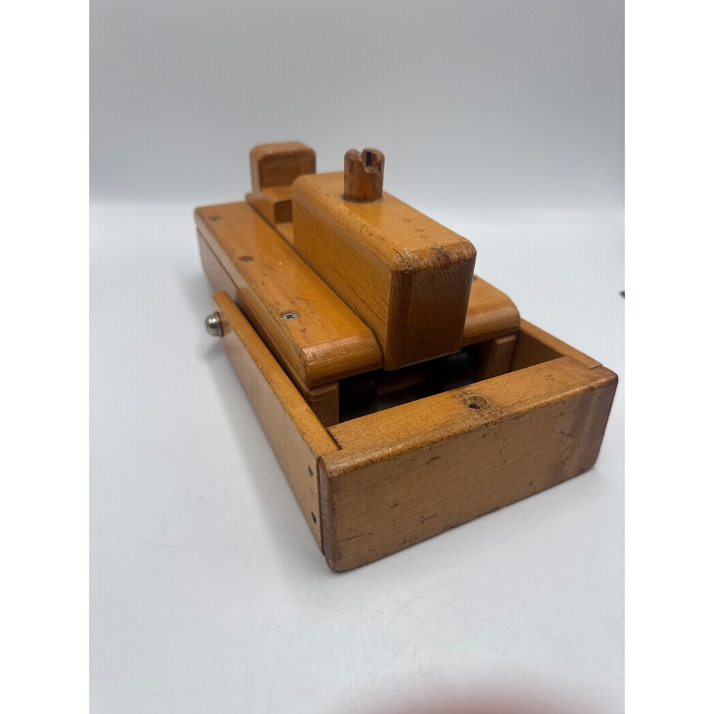 Vintage Community Playthings Wooden Bulldozer Toy Rifton NY Construction Vehicle